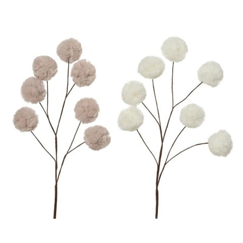 POMPON PELLICCIA 2 COLORI H.69